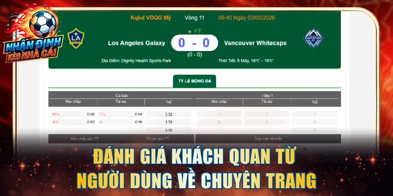 Đánh giá khách quan từ người dùng về chuyên trang
